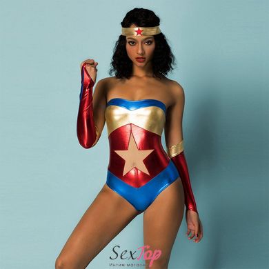 Эротический ролевой костюм "Wonder Woman" One Size SO3699 фото
