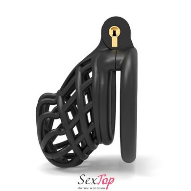 Клетка целомудрия для мужчин 3D Honeycomb Chastity Cage-G Bending Ring - IXI62528