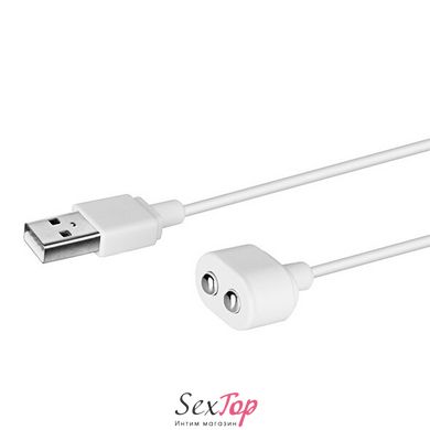 Зарядка (запасной кабель) для игрушек Satisfyer USB charging cable White SO2868 фото