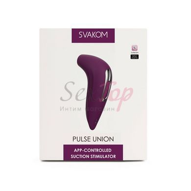 Вакуумний смарт стимулятор Svakom Pulse Union, інтенсивна стимуляція - фото товару 8