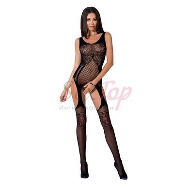 Бодистокинг Passion BS061 black, комбинезон, имитация чулок &mdash;  фото товара 3