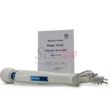 Массажер в виде микрофона белого цвета Bdsm4u Wand Massager HV 260 &mdash;  фото товара 2