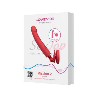Дилдо з вібрацією Lovense Mission 2 Vibrating suction cup dildo - фото товару 5