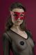 Маска на обличчя Feral Feelings - Mistery Mask натуральна шкіра, червона SO3419 фото 2