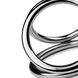 Тройное эрекционное кольцо Sinner Gear Unbendable - Triad Chamber Metal Cock and Ball Ring - Large SO4617 фото 4