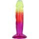 Дилдо Doc Johnson Crystal Jellies - 6.5 Inch Classic Dong - Rainbow &mdash; фото 4 из 6
