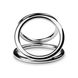 Тройное эрекционное кольцо Sinner Gear Unbendable - Triad Chamber Metal Cock and Ball Ring - Large SO4617 фото 3