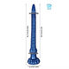 Длинная анальная пробка в виде змеи и щупальца Eels Silicone Tentacle Buttplug &mdash; фото 2 из 8