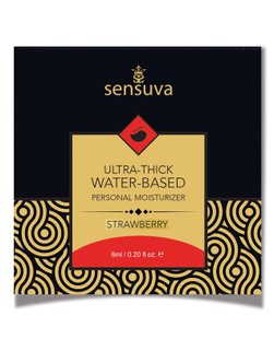 Пробник Sensuva - Ultra–Thick Water-Based Strawberry (6 мл) SO3383 фото
