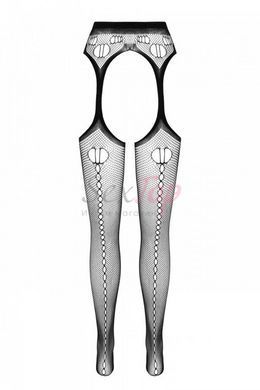 Эротические колготки-бодистокинг Passion ECO S008 black &mdash;  фото товара 4
