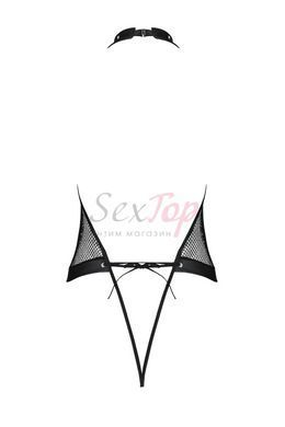 Боді-халтер з відкритим доступом Passion MOONLIGHT BODY S/M black - фото товару 4