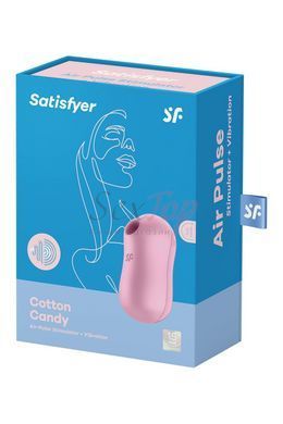 Вакуумний стимулятор із вібрацією Satisfyer Cotton Candy Lilac - фото товару 7