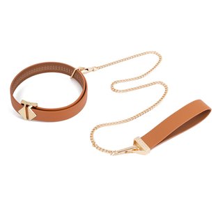 Поводок LOCKINK Tied Collar with Leash Set - Brown - SX0828