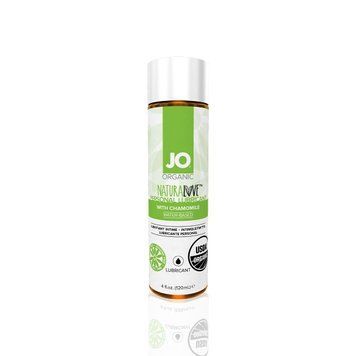 Змазка на водній основі JO NATURALOVE &mdash; ORGANIC (120 мл) з екстрактом листя агави та ромашки,  - 1