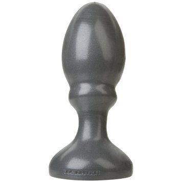 Анальна пробка Doc Johnson American Bombshell Little Boy - Gun Metal, діаметр 5,59 см,  - 1