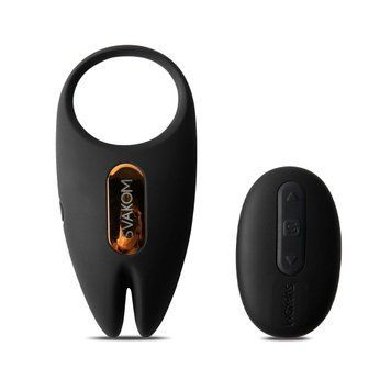Ерекційне віброкільце Svakom Winni 2, керування зі смартфона, пульт ДК, Черный/золотистый - 1