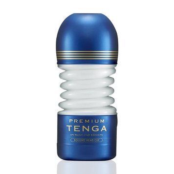 Мастурбатор Tenga Premium Rolling Head Cup з інтенсивною стимуляцією головки, Білий - 1