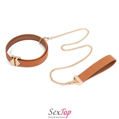 Поводок LOCKINK Tied Collar with Leash Set - Brown - SX0828