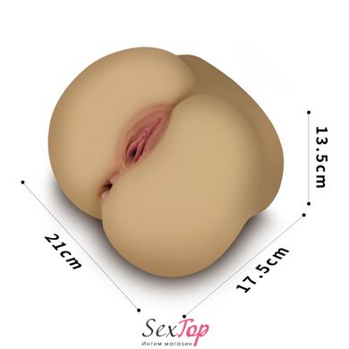 Реалістична попа-вагіна рожевими статевими губами Streetgirls 4 тілесна IXI60561 фото
