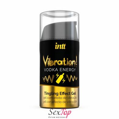 Рідкий вібратор Intt Vibration Vodka (15 мл), густий гель, дуже смачний, діє до 30 хвилин SO2919 фото
