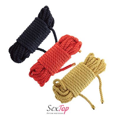 Мотузка для шибарі LOCKINK SEVANDA Shibari Pratice Rope Red, 8 метрів - SX0879