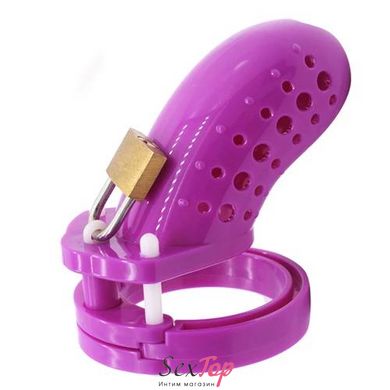 Пластиковое устройство целомудрия для мужчин, фиолетовый IXI58724 фото