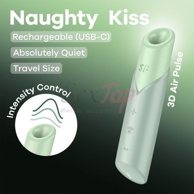 Вакуумный стимулятор Satisfyer Naughty Kiss &mdash;  фото товара 6