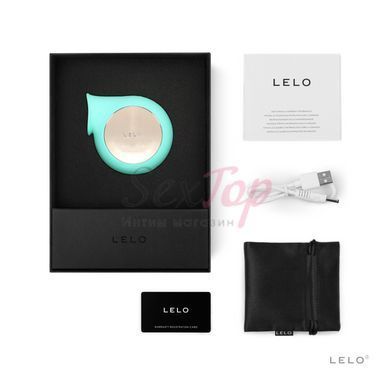 Звуковий стимулятор клітора LELO Sila Aqua, широкий м&rsquo;який розтруб - фото товару 2