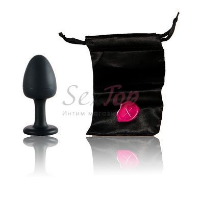Анальная пробка Dorcel Geisha Plug Ruby XL с шариком внутри, создает вибрации, макс диаметр 4,5см &mdash;  фото товара 3