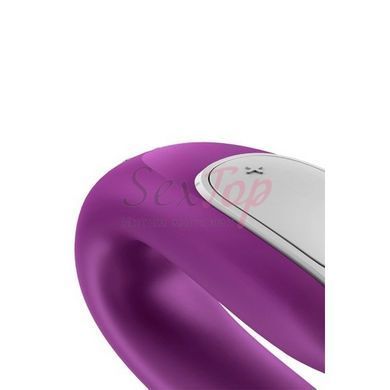 Стимулятор Double Fun Satisfyer Purple для пар &mdash;  фото товара 2