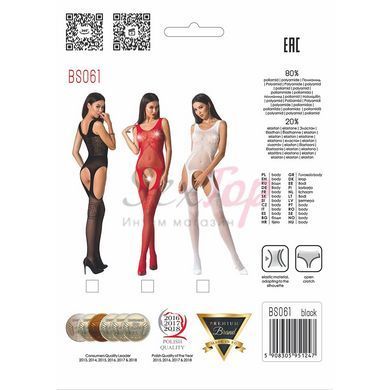 Бодистокинг Passion BS061 red, комбинезон, имитация чулок &mdash;  фото товара 5