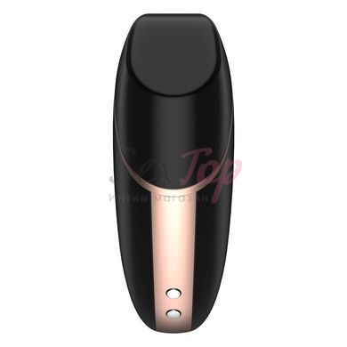 Вакуумний кліторальний стимулятор Satisfyer Love Triangle Black з керуванням через інтернет - фото товару 6