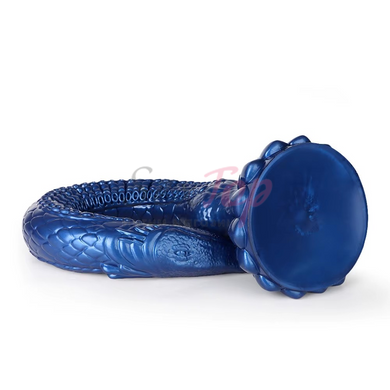 Длинная анальная пробка в виде змеи и щупальца Eels Silicone Tentacle Buttplug &mdash;  фото товара 5