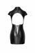 Платье Noir Handmade F309 Fantasy wetlook mini dress with lace up back - 3XL &mdash; фото 5 из 6