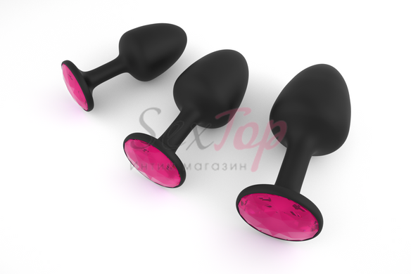 Анальная пробка Dorcel Geisha Plug Ruby XL с шариком внутри, создает вибрации, макс диаметр 4,5см &mdash;  фото товара 5