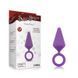 Анальная пробка фиолетовая с колечком Chisa Candy Plug S-Purple &mdash; фото 1 из 5