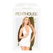 Мини-платье с открытой спиной и стрингами Penthouse - Earth-Shaker White M/L SO4338 фото 3