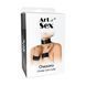 Кожаный чокер с манжетами Art of Sex - Leather Chezarro &mdash; фото 3 из 3