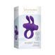 Ерекційне віброкільце S Pleasures Premium Rabbit Ring фіолетове, зі знімною віброкулею та вушками &mdash; фото 2 з 3