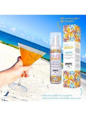 Массажное масло EXSENS Sex on the Beach 50мл разогревающее, без сахара, без парабенов, съедобное &mdash;  фото товара 2