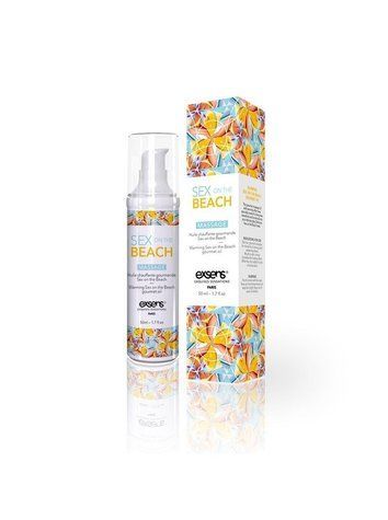 Массажное масло EXSENS Sex on the Beach 50мл разогревающее, без сахара, без парабенов, съедобное &mdash;  фото товара 1
