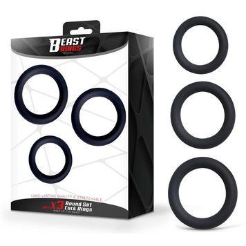 Set Of 3 Penis Rings Silicone S, M And L &mdash;  фото товара 1