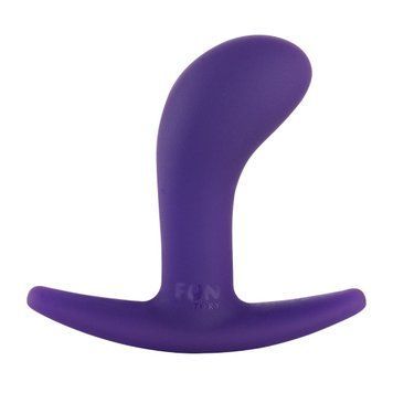 Анальная пробка Fun Factory BOOTIE, S, фиолетовая, диаметр 2,8 см, тонкий ограничитель,  - 1