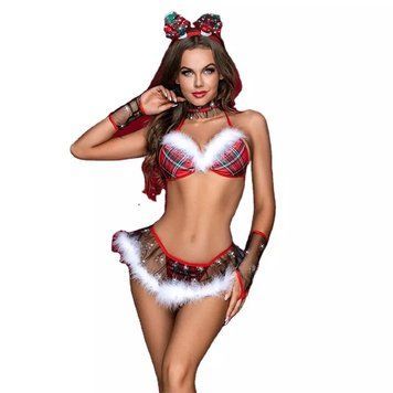 Эротический новогодний костюм JSY 7921 One Size,  - 1