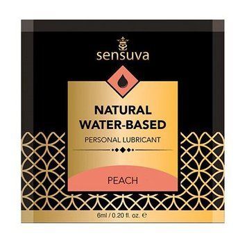 Пробник Sensuva &mdash; Natural Water-Based Peach (6 мл) - фото товару 1