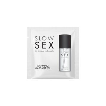Пробник Bijoux Indiscrets Sachette Warming massage oil (2 мл),  - 1