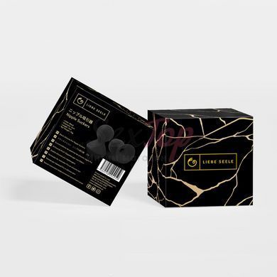 Присоски для сосків Liebe Seele Nipple Suckers Black, силікон - фото товару 2
