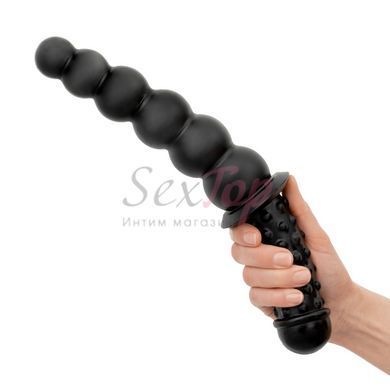 Анальний ланцюжок BUTTR - Akimbo Double Sided Anal Dildo - фото товару 6