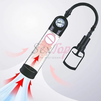 Вакуумная помпа Men Powerup со стрелочным манометром и ручным насосом &mdash;  фото товара 7
