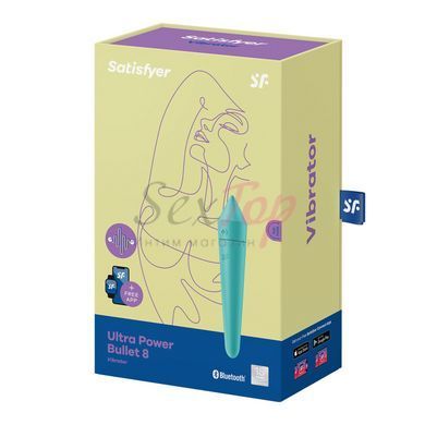 Смарт мини-вибратор Satisfyer Ultra Power Bullet 8 Turquoise &mdash;  фото товара 6